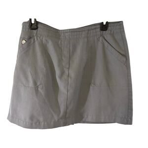 PGA Tour Women’s Golf Skort Size 10 Gray Performance Athletic Skirt Athleisure